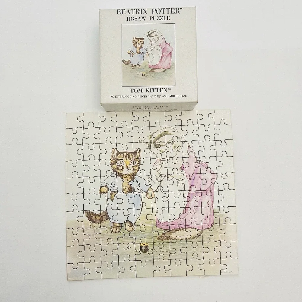 Beatrix Potter Moppet Jeremy Fisher Tom Kitten Jigsaw Puzzles 36 & 100 Pcs Lot 4